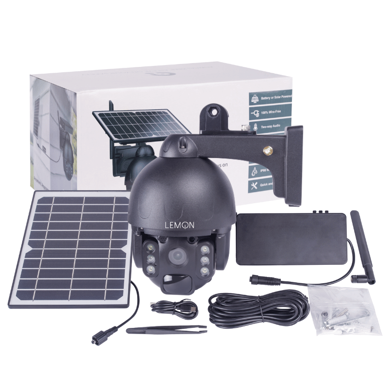 Solarna kamera metalowa na kartę SIM Lemon Astra